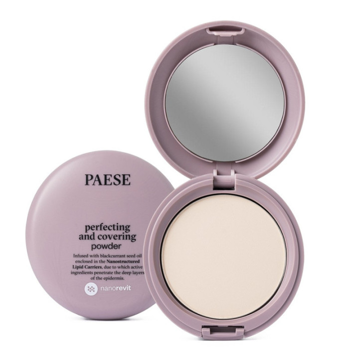 PAESE "Nanorevit" pudra "PERFECTING AND COVERING" | Stiliauskodas.lt
