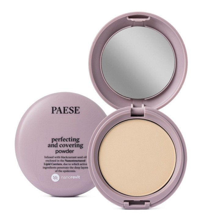 PAESE "Nanorevit" pudra "PERFECTING AND COVERING" | Stiliauskodas.lt