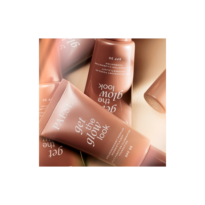 PAESE "Get The Glow Look" Daugiafunkcinis švytėjimą suteikiantis makiažo pagrindas