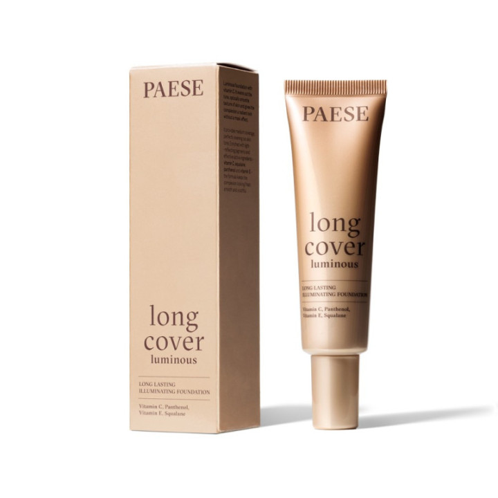 PAESE LONG COVER švytėjimo suteikiantis makiažo pagrindas