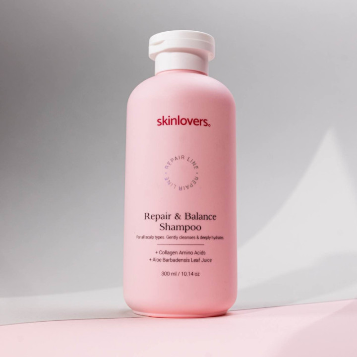 SKINLOVERS Atkuriamasis Šampūnas Dažytiems Ir Pažeistiems Plaukams