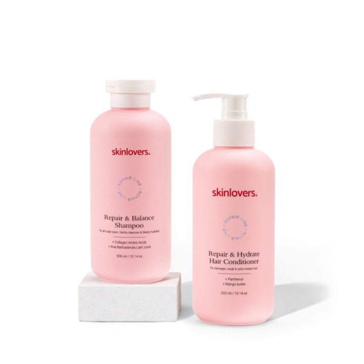 Skinlovers Atkuriamasis rinkinys dažytiems ir pažeistiems plaukams